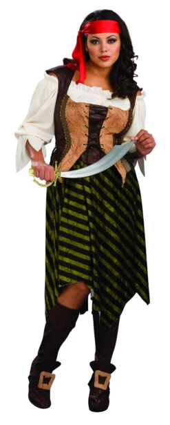 Womens Plus Size Pirate Wench Costume