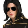 Michael Jackson Straight Wig And Sunglasses