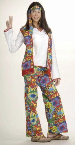 Hippie Costumes Adults Hippie Woman Halloween Costume