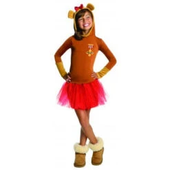 Girls Wizard Of Oz Cowardly Lion Hoodie Costume