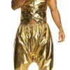 Old School Hip Hop Gold Rapper Pants