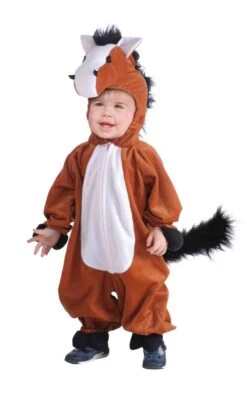 Horse Costume Cuddly Plush Child Horse Jumpsuit