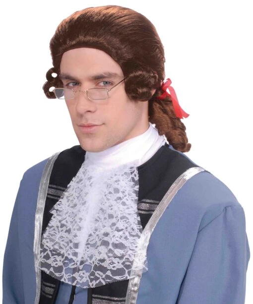 Wig-Men's Colonial-Brown