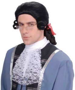 Wig-Men's Colonial-Black