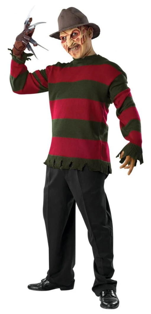 Mens/Teens Nightmare On Elm Street Freddy Krueger Deluxe Sweater
