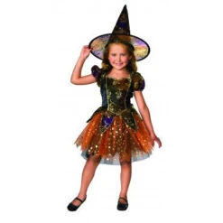 Girls Elegant Star Witch Costume