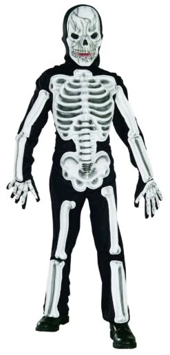 Boys Deluxe Skeleton Costume
