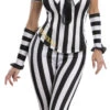 Womens/Teens Beetlejuice Corset Costume