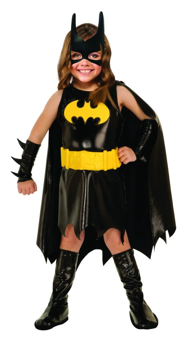 Toddlers Batman Batgirl Costume 1 Toddlers Batman Batgirl Costume