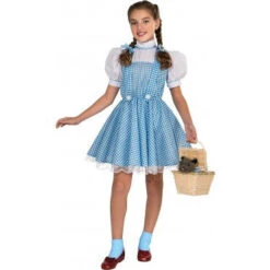 Girls Wizard Of Oz Deluxe Dorothy Costume