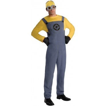 Mens Minion Dave Costume 1 Mens Minion Dave Costume
