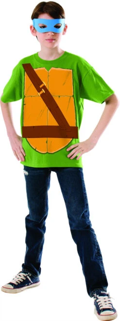 Boys Ninja Turtles Leonardo Shirt & Mask