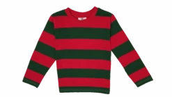 Infants/Toddlers/Kids Red & Green Nightmare On The Street Striped T-Shirt Costume