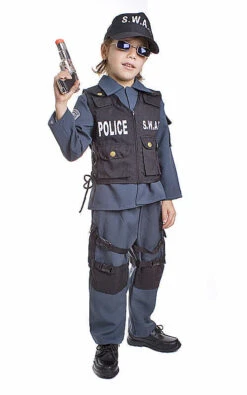 Kids/Toddlers SWAT Police Officer Costume